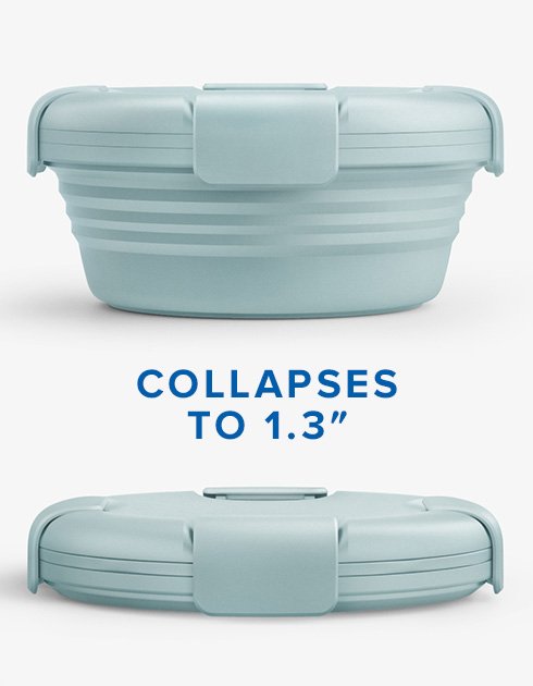 Stojo Collapsible Bowl, collapses to 1.3 inches