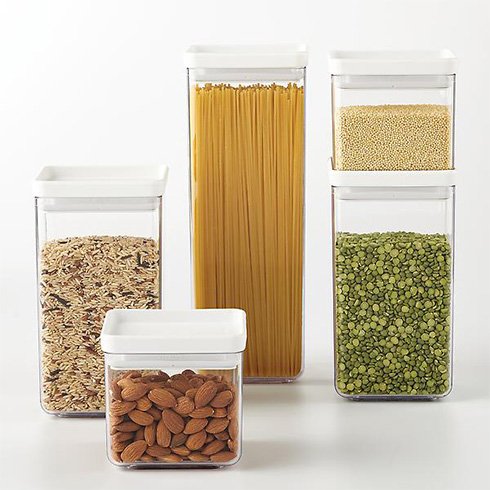 The Container Store 5-Piece Modular Canister Set