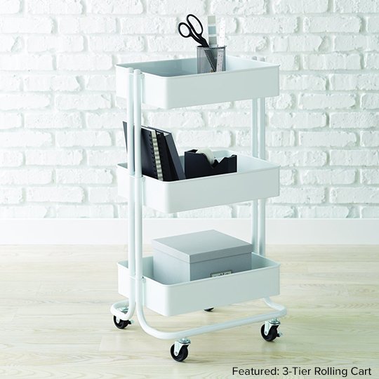 Featured: 3-Tier Rolling Cart