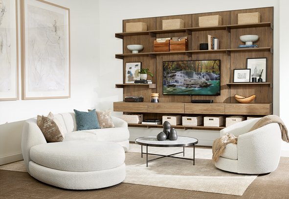 Avera Custom Entertainment Center Space