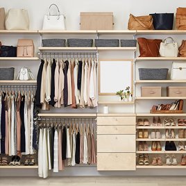 Elfa Decor Closet Space