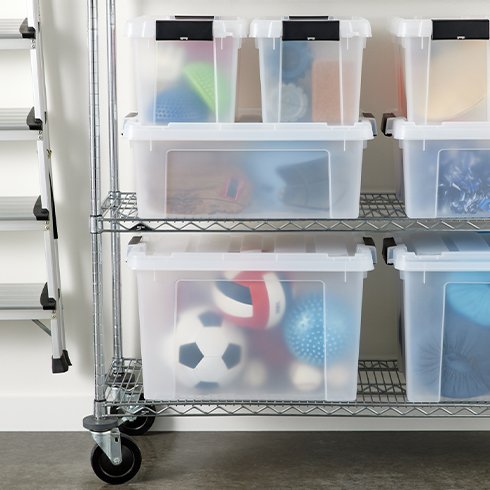 Heavy Duty Stackable Garage Totes