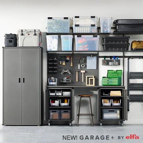 New! Garage+ by Elfa