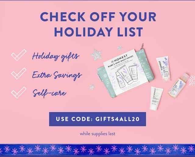 Check off your holiday list - we've got holiday gifts, extra savings, and self-care