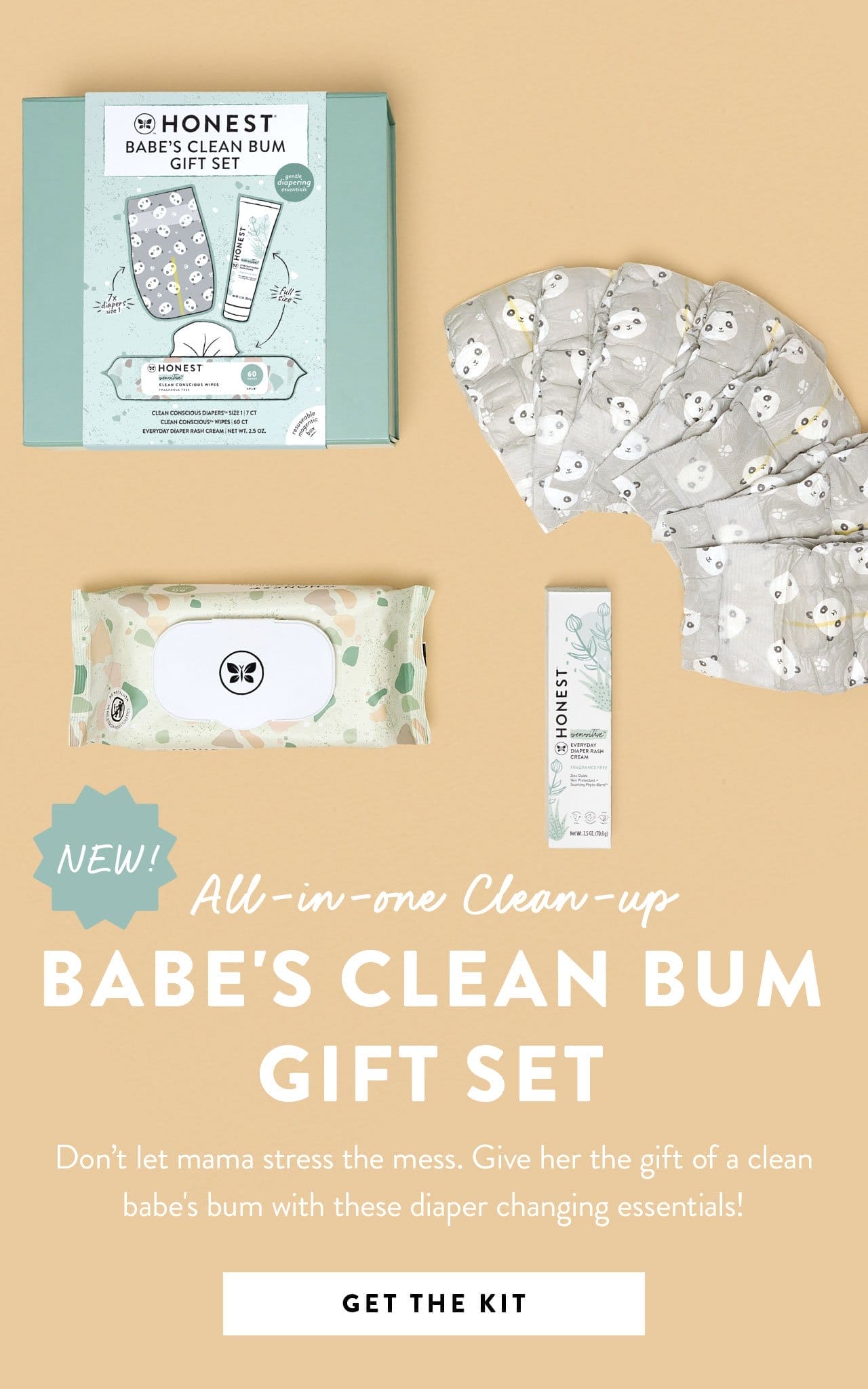 NEW! Babe's Clean Bum Gift Set