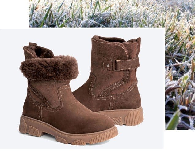 Strap Back Sheepskin Boot