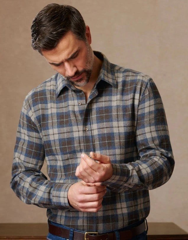 BRUSHED FLANNEL SHIRT