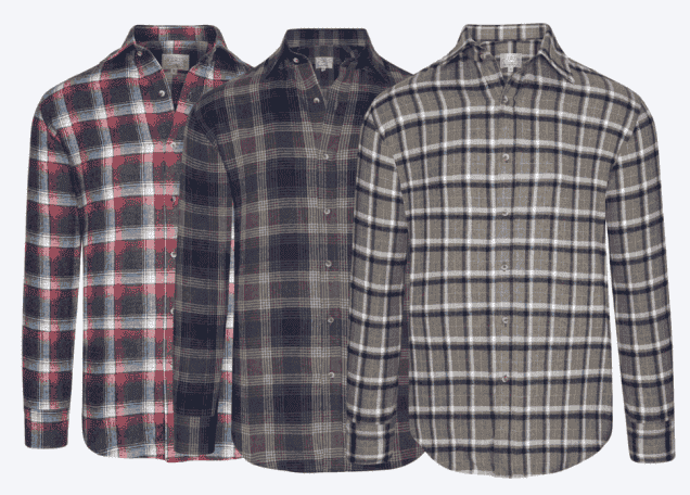 BRUSHED FLANNEL SHIRT