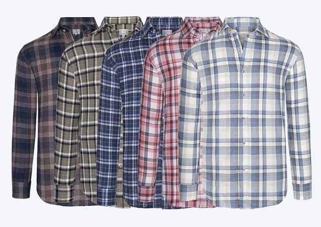 BRUSHED FLANNEL SHIRT