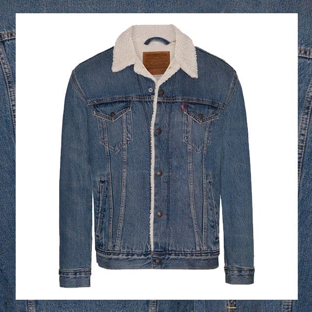 LEVI'S SHERPA TRUCKER JEAN JACKET