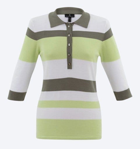 Marble Stripe Polo