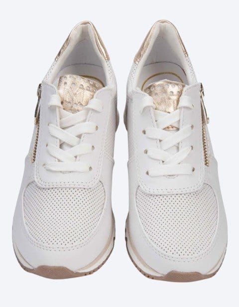 Marco Tozzi Faux Leather Side Zip Sneaker