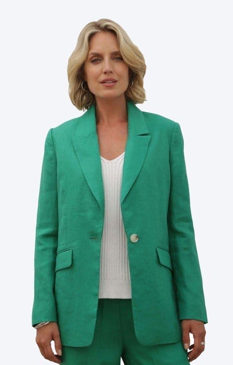 Pomodoro Linen Blazer