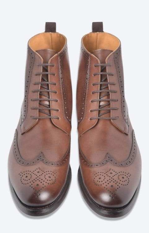 BROGUE ANKLE BOOTS