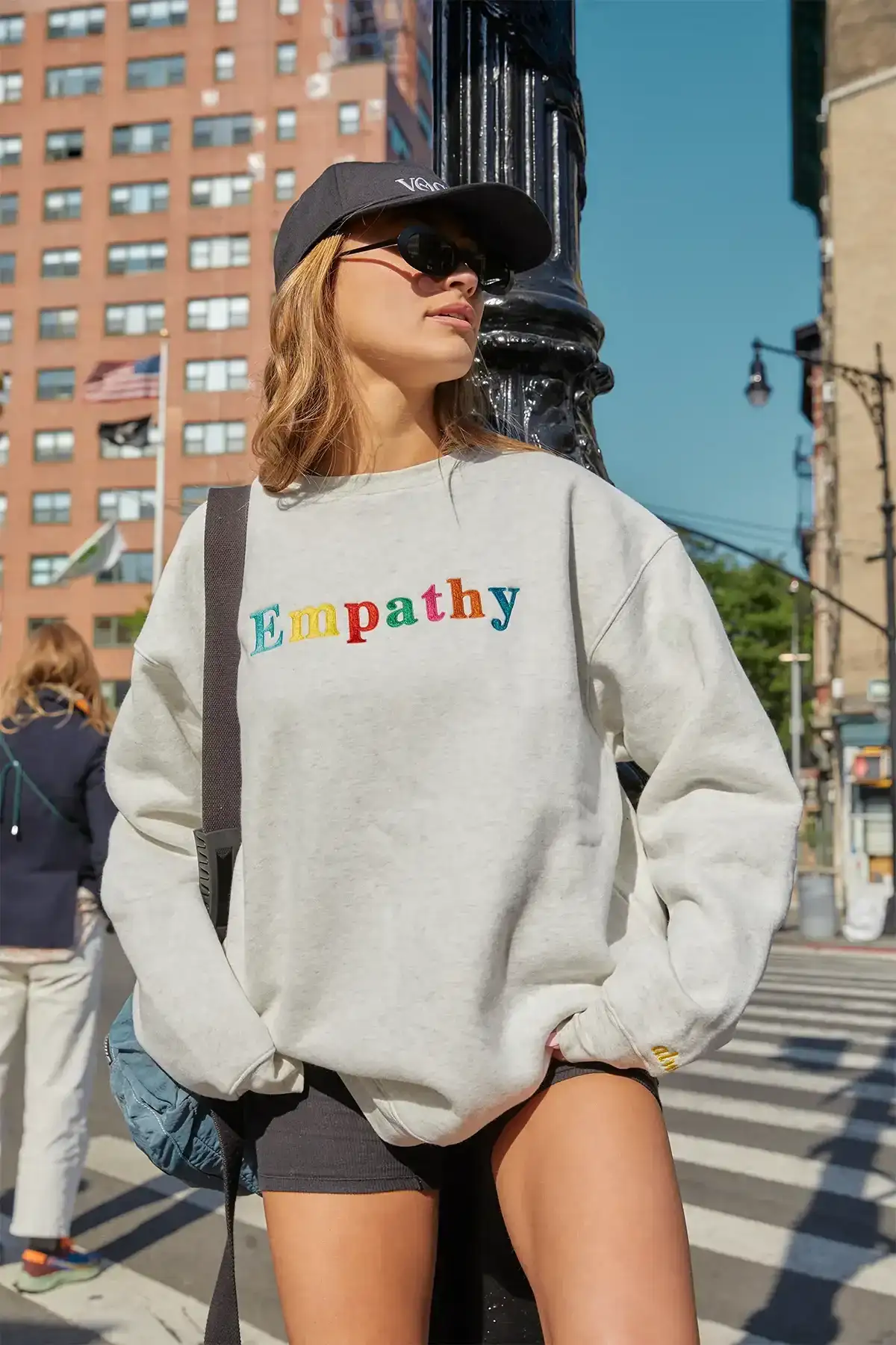 Image of Empathy Always Grey Crewneck