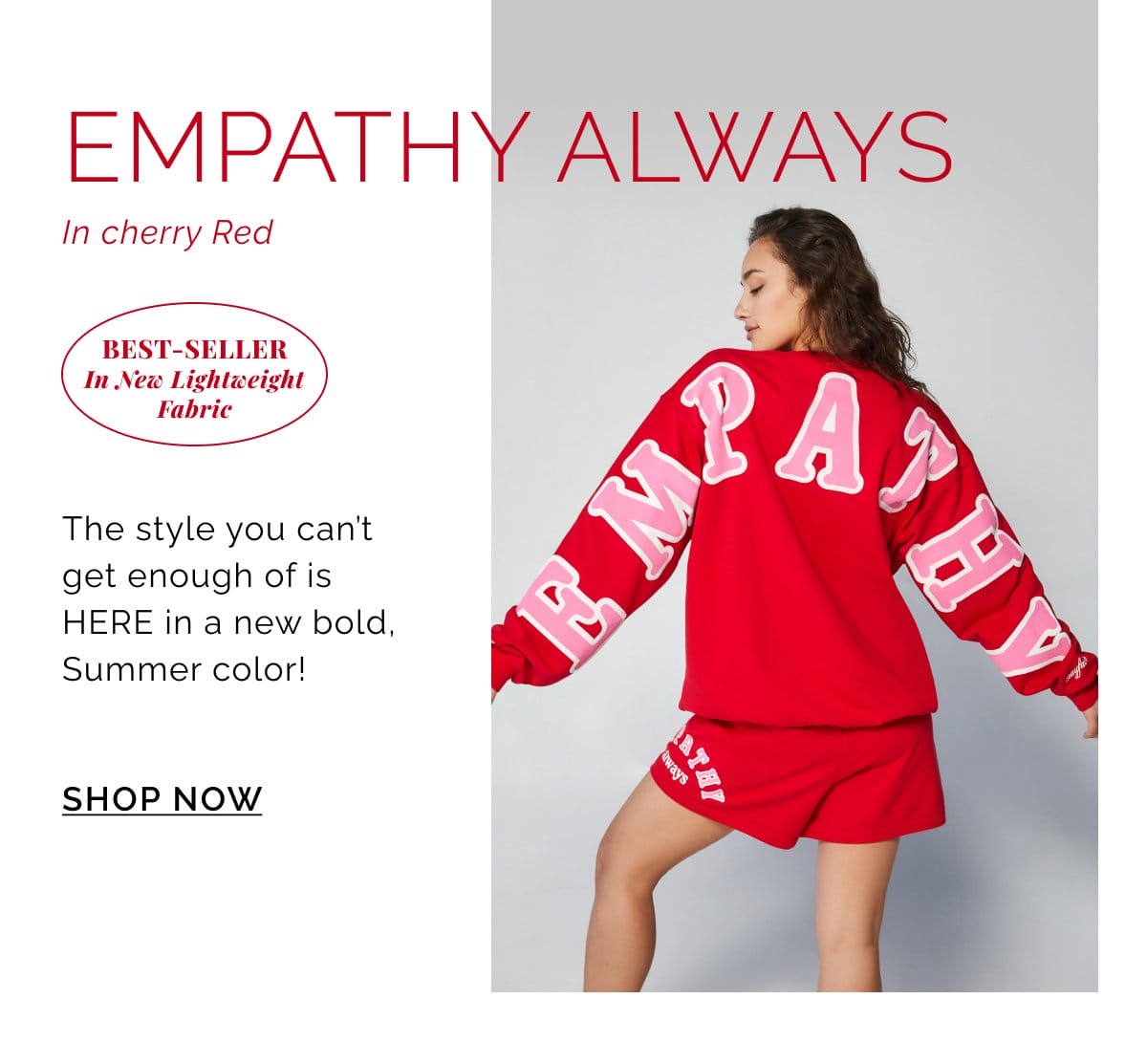 Empathy Always in Cherry Red