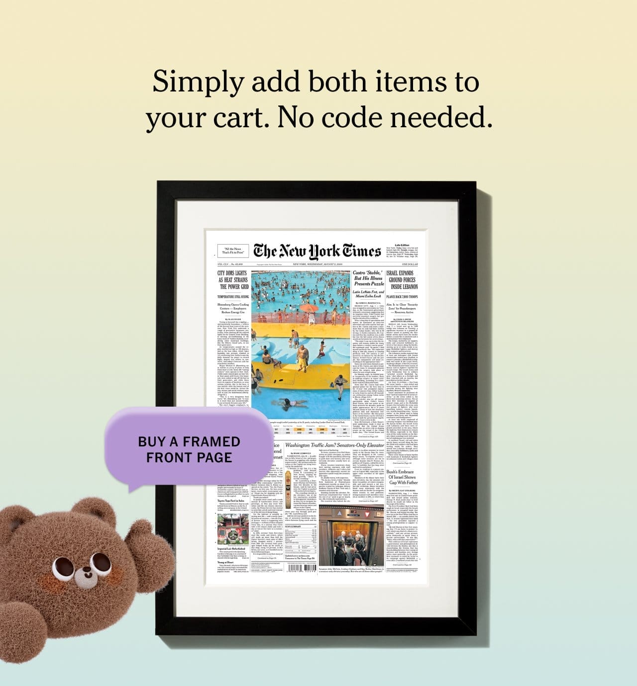  Simply add both items to your cart. No code needed. 