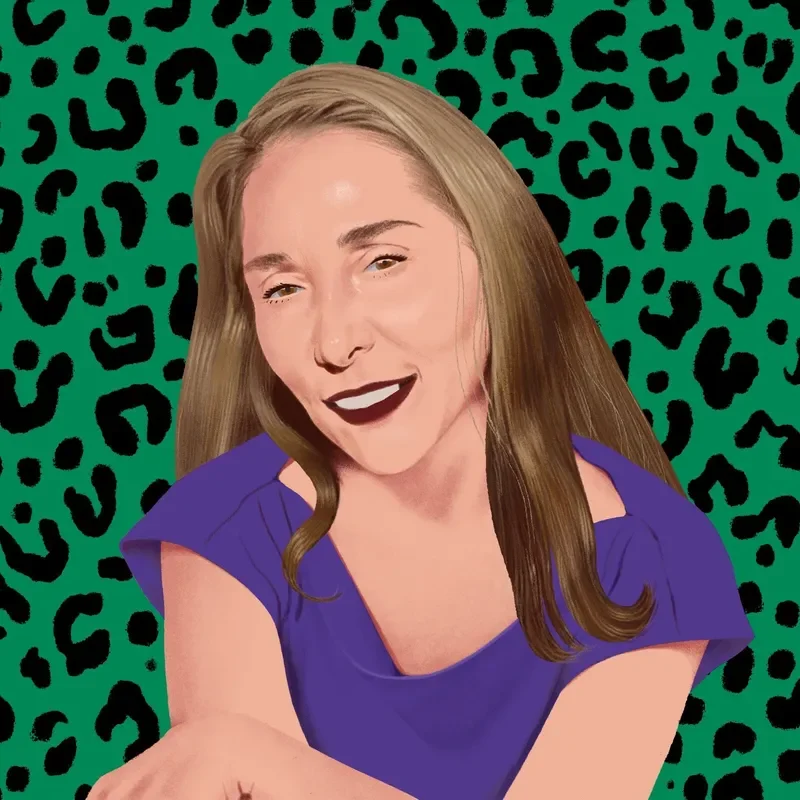 Illustrated portrait of Susan Seidelman