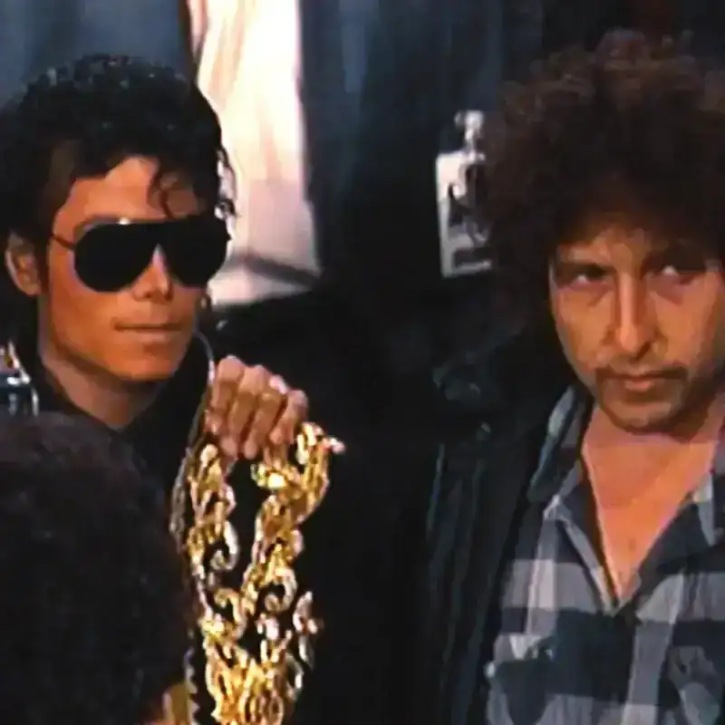 Michael Jackson and Bob Dylan