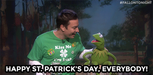Happy St. Patrick's Day, everybody! - Fallon, Kermit, & all of us here at TPJ