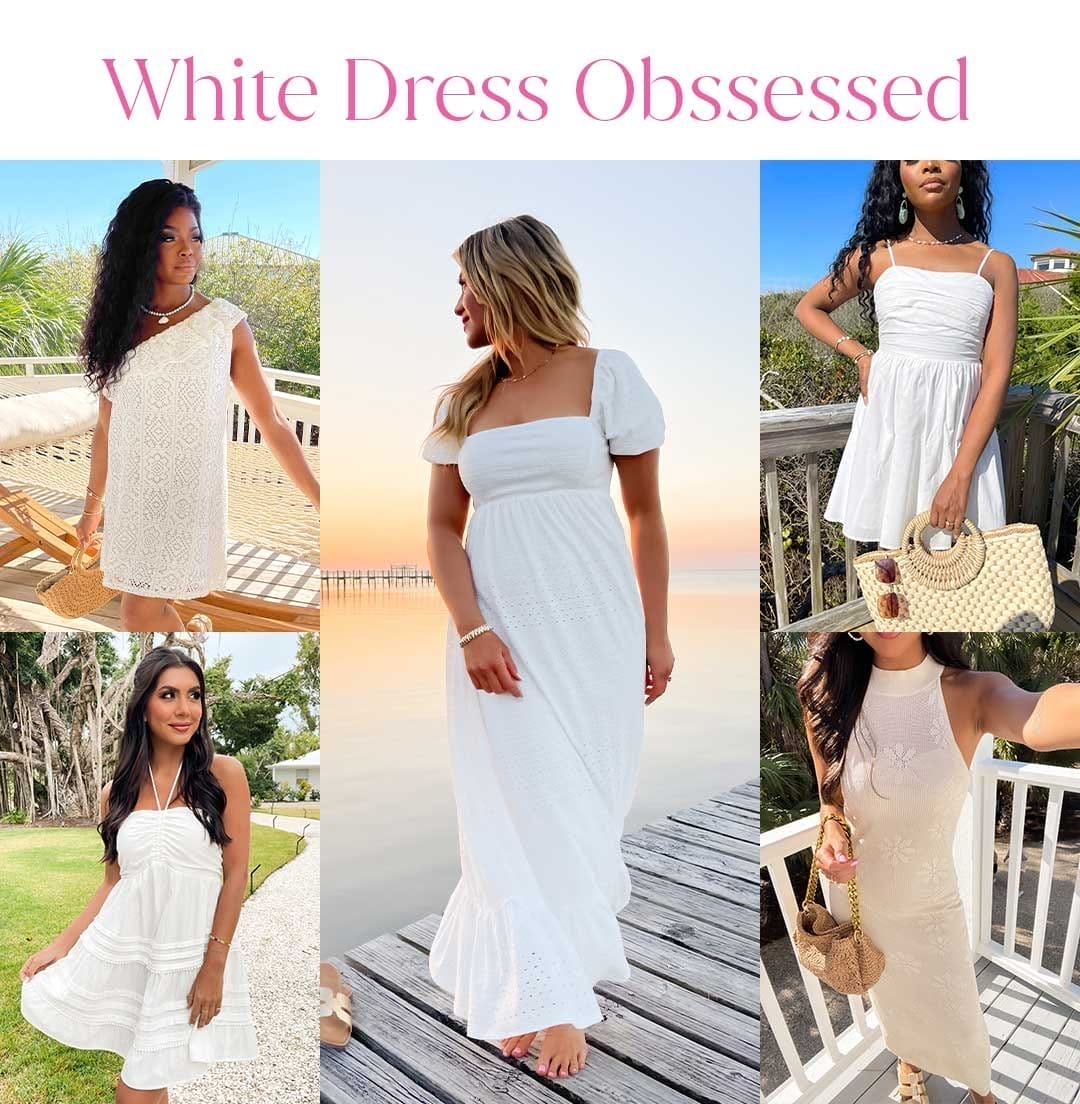 SHOP WHITE DRESS OBSSESSED