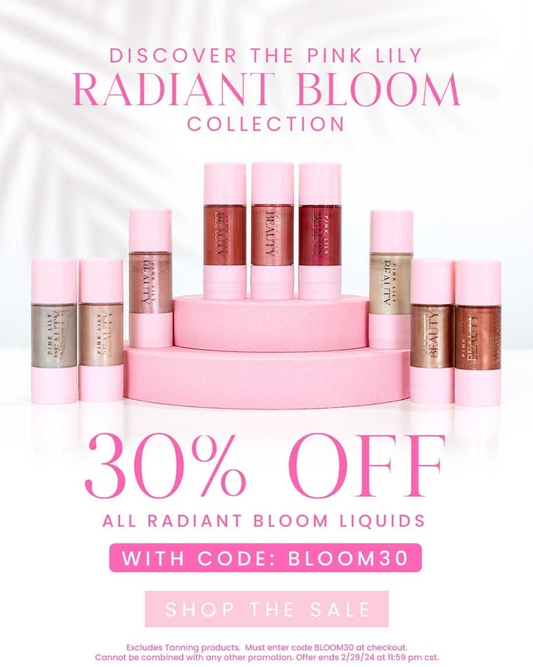 Shop Radiant Bloom Collection by Pink Lily Beauty