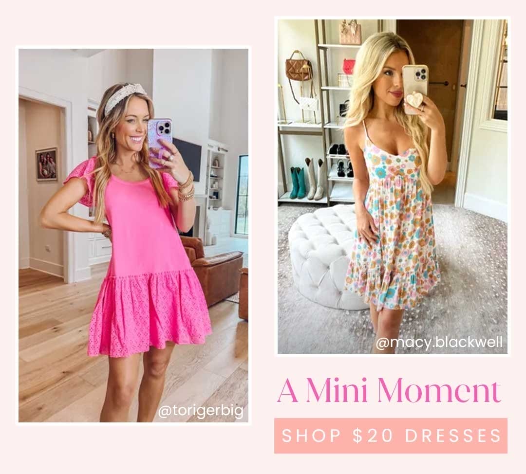 SHOP \\$20 DRESSES - A MINI MOMENT