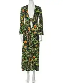 Floral Print Long Dress w/ Tags