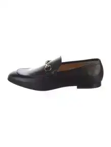 Horsebit Accent Leather Loafers w/ Tags