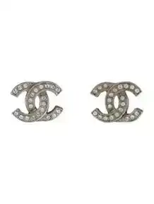 Strass CC Stud Earrings