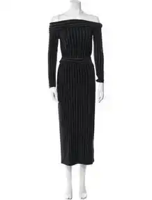 Striped Midi Length Dress w/ Tags