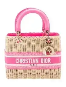 2022 Medium Oblique Wicker Lady Dior Bag