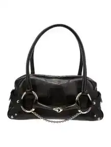 Horsebit Chain Bowler Bag