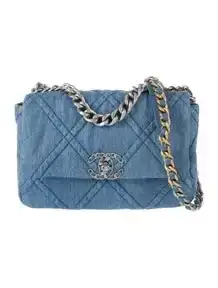 Medium Denim 19 Flap Bag