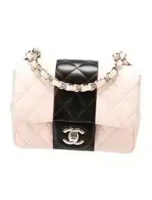 2022 Classic Mini Square Bicolor Flap Bag