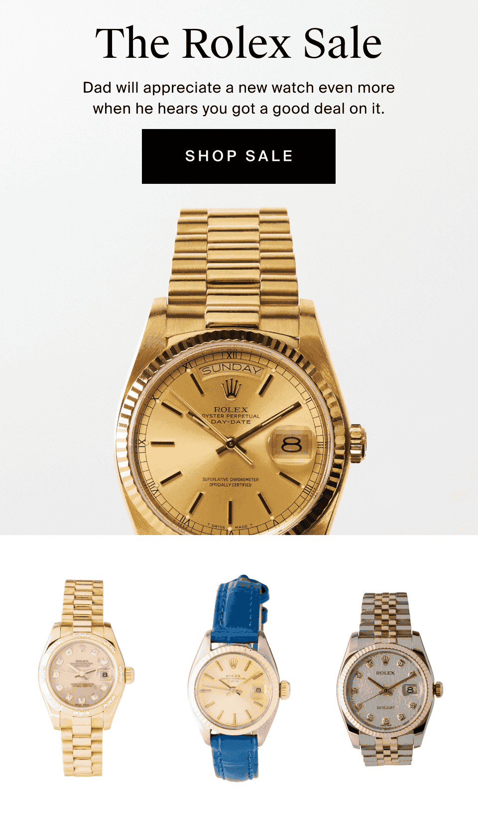 The Rolex Sale