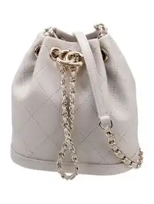Mini Quilted Bucket Bag w/Tags