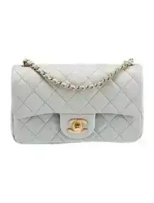 Pearl Crush Rectangular Mini Flap Bag