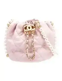 Mini About Pearls Drawstring Bag