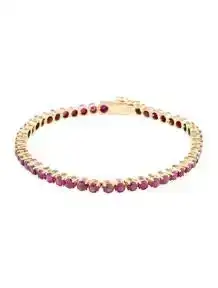 18K 7.54ctw Ruby Link Bracelet