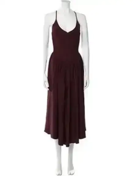 Scoop Neck Long Dress w/ Tags