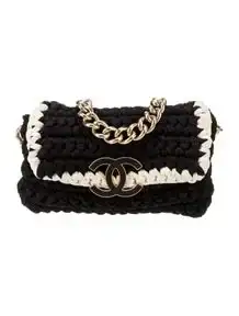 Fancy Crochet Flap Bag