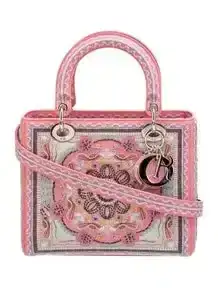 Medium Light Pearls Lady Dior Bag