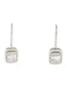 18K Diamond Drop Earrings