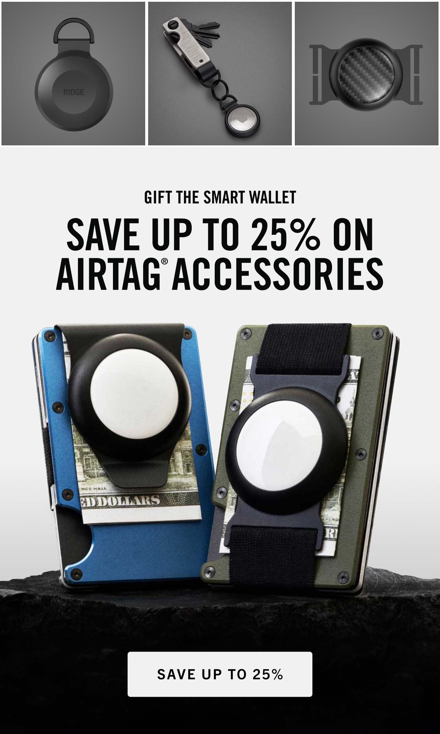 Save Up to 25% on AirTag Accessories