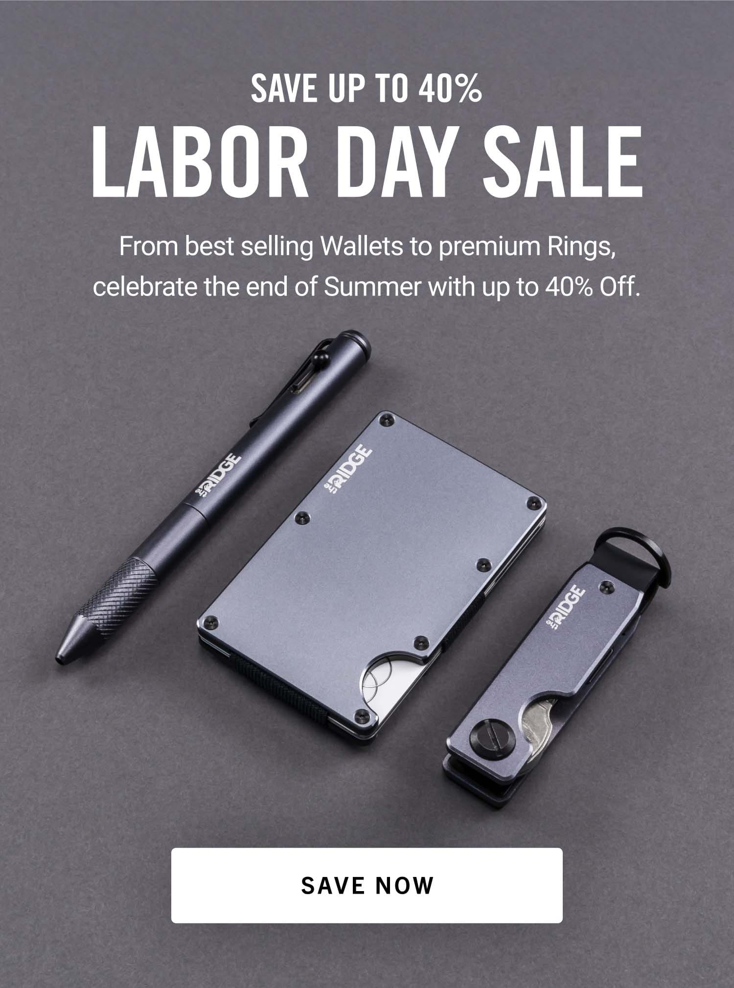 Save Up To 40% Labor Day Sale