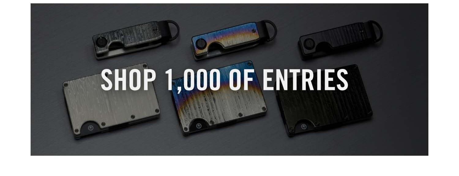 Shop 1,000 of Entries