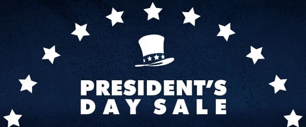 Presidents Day Sale