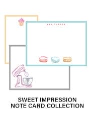 Sweet Impression Flat Note Card Collection