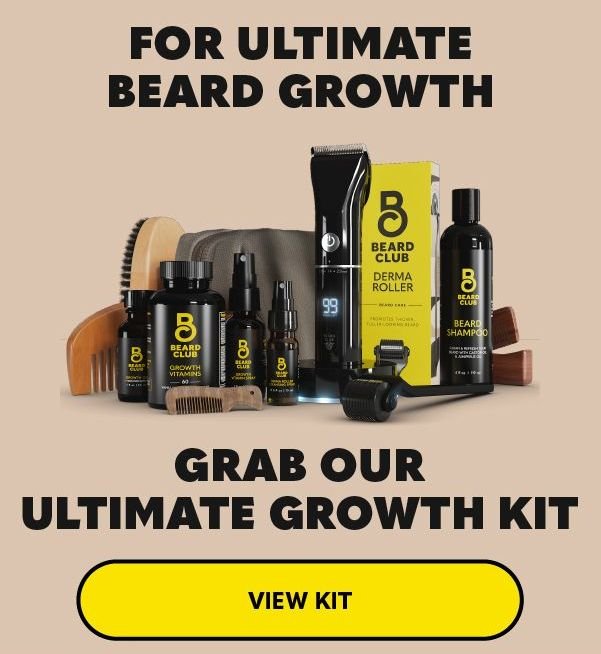 For ultimate beard growth, grab out Ultimate Growth Kit